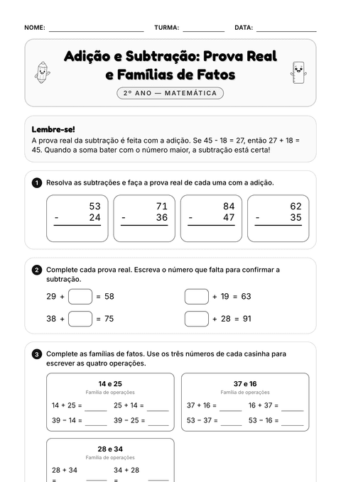 Prévia da atividade: A prova real