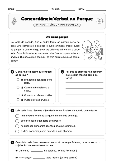 Prévia da atividade: Um corre, todos correm