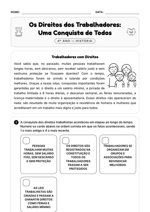 Prévia da atividade: Os direitos do trabalho