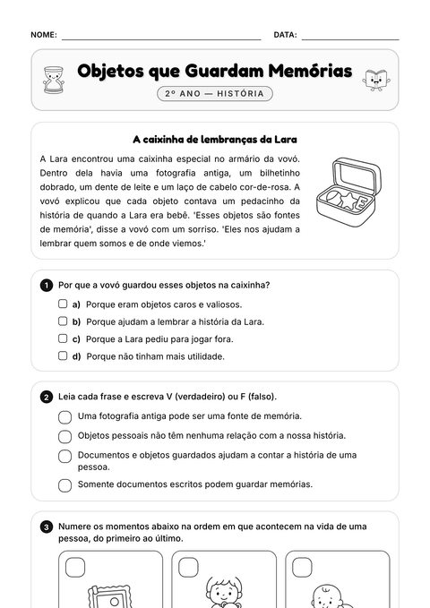 Prévia da atividade: Fontes e memória