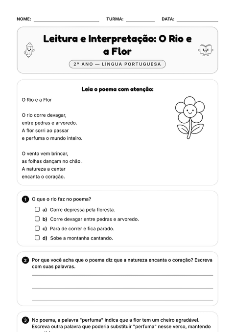 Prévia da atividade: Interpretar um poema