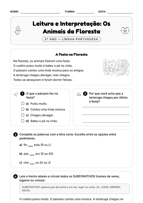 Prévia da atividade: Leitura e interpretação de texto