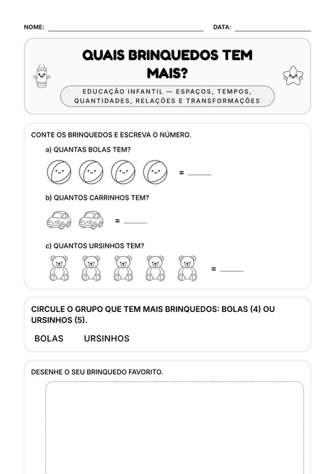 Prévia da atividade: Mais ou menos?