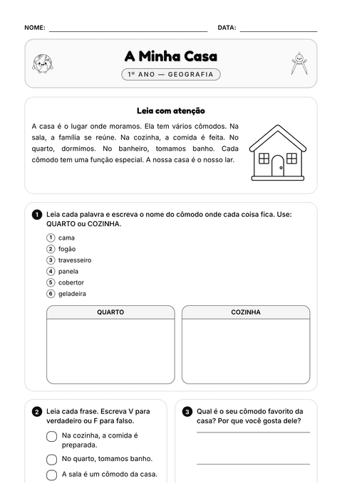 Prévia da atividade: Minha casa