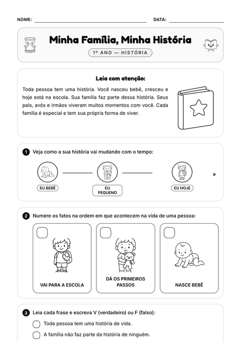 Prévia da atividade: Minha família e eu