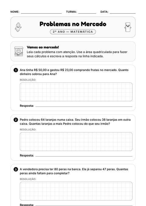 Prévia da atividade: Problemas de menos