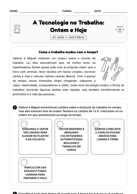Prévia da atividade: A tecnologia no trabalho